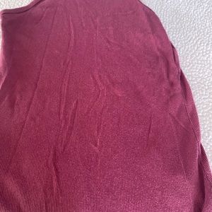 Maroon Bozzollo tank size small